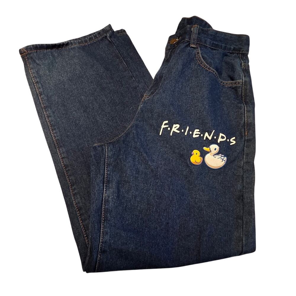 Friends TV Show Medium JEANS Pants Shein Duck Goose Ross Rachel